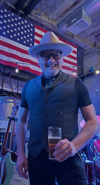 Perry at a live music venue